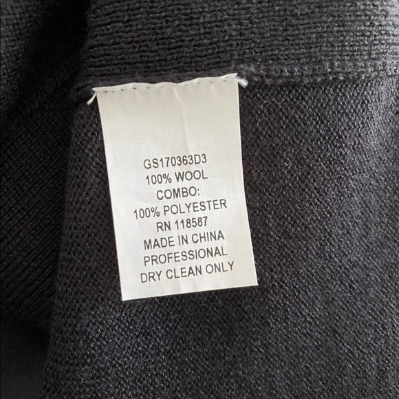 Jason Wu Grey Layered Short Sleeve Sweater Midnight - Picture 7 of 7